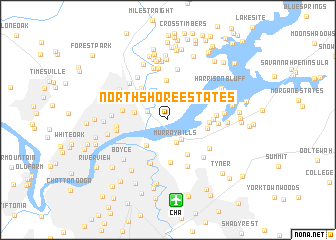 map of Northshore Estates