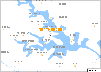 map of North Shore