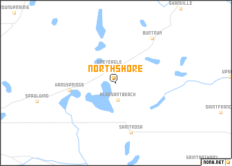 map of North Shore