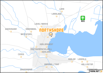 map of North Shore