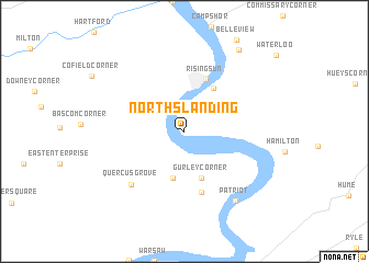 map of Norths Landing