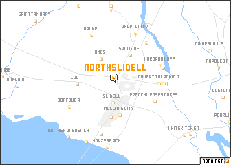 map of North Slidell