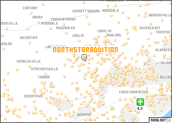 map of North Star Addition