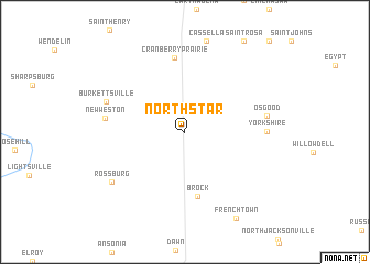 map of North Star