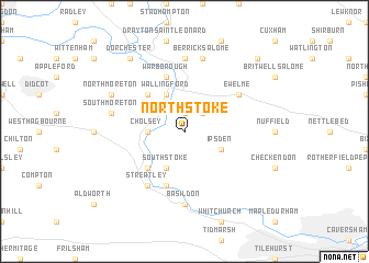 map of North Stoke