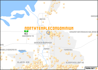 map of 214 North Temple Condominium