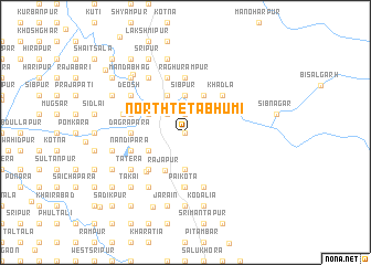 map of North Tetābhūmi