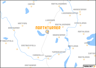 map of North Turner