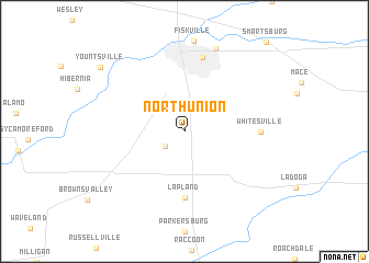 map of North Union