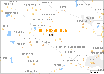 map of North Uxbridge