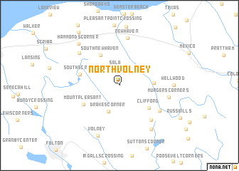 map of North Volney