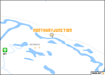 map of Northway Junction