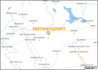map of North Weedsport