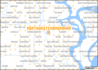 map of North West Chandrahār