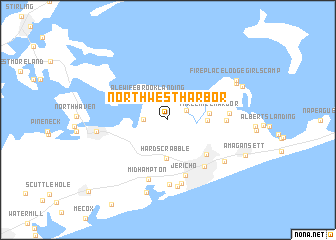 map of Northwest Harbor