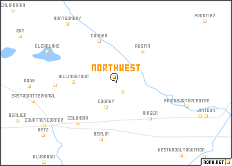 map of Northwest