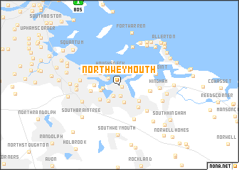 map of North Weymouth