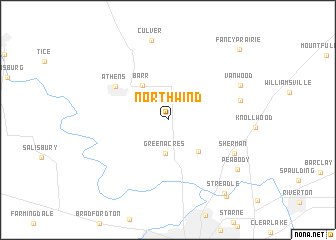 map of North Wind