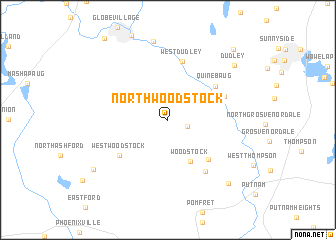 map of North Woodstock