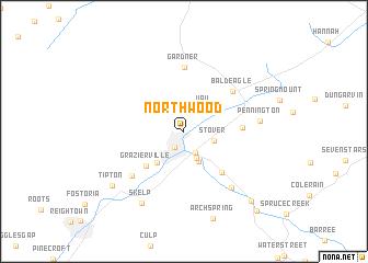 map of Northwood