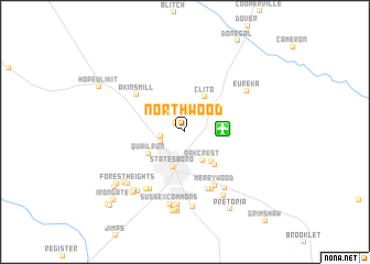 map of Northwood