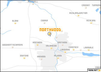 map of Northwood