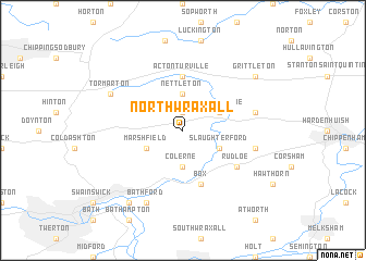 map of North Wraxall