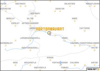 map of Norton Bavant