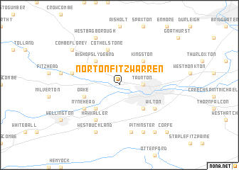 map of Norton Fitzwarren