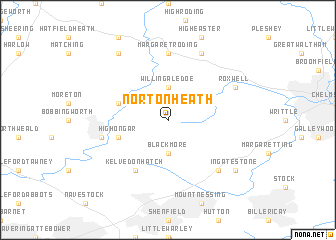 map of Norton Heath
