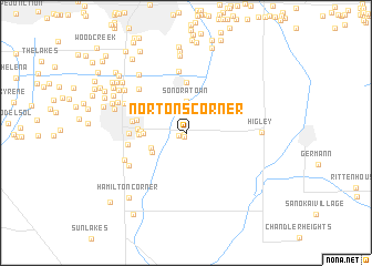 map of Nortons Corner