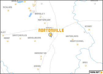 map of Nortonville