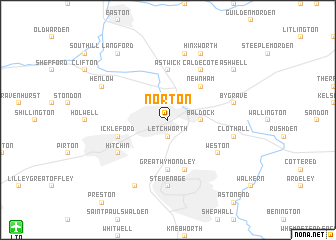 map of Norton