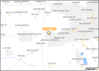 map of Norton