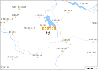 map of Norton