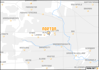 map of Norton