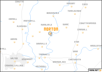 map of Norton