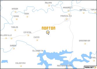 map of Norton
