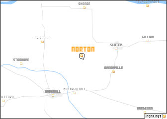 map of Norton