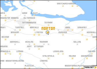 map of Norton