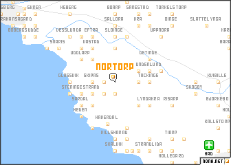map of Nortorp