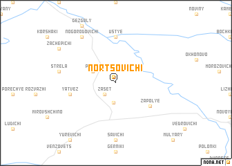 map of Nortsovichi
