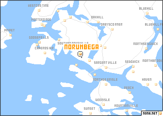 map of Norumbega