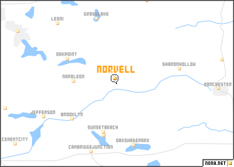 map of Norvell