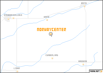 map of Norway Center