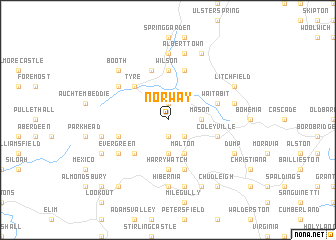 map of Norway