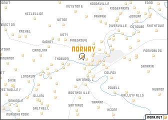 map of Norway