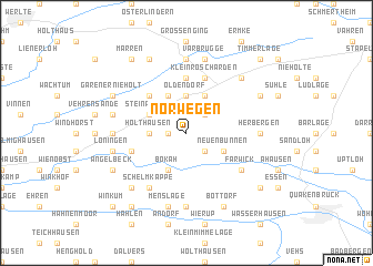 map of Norwegen