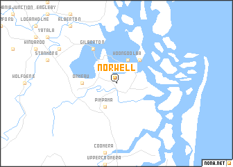 map of Norwell