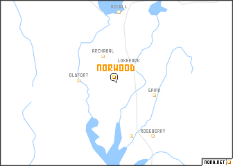 map of Norwood